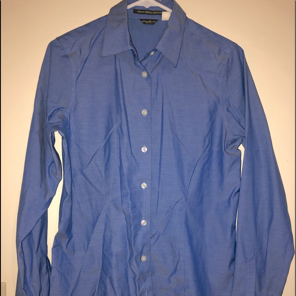 🍒🍒3/$20🍒🍒 NWOT Eddie Bauer Blue Button Down